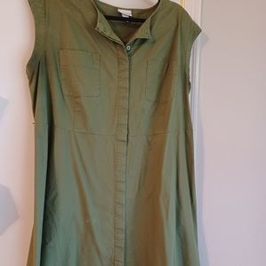 Ava & Viv khaki green dress